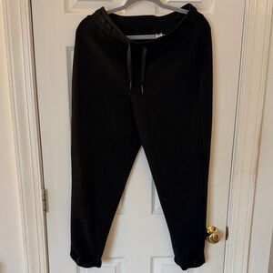 Spanx Black Drawstring tapered Jogger Pants
